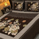 Fancy Velvet Bed Sheet Set - 4 Pieces  FVB 218